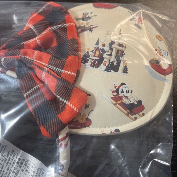 Disney Parks Holiday Lodge Snow Mickey Christmas Minnie Mouse Ears Headband 2021 main image 7